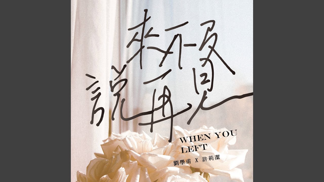 來不及說再見