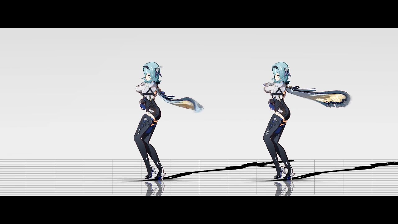 [MMD | Genshin Impact] Eula but i changed her physics a bit