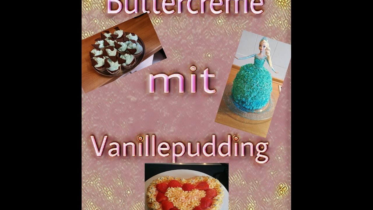 Buttercreme mit Vanillepudding