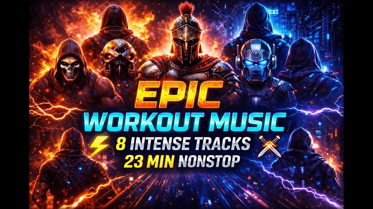 INSANE GYM MUSIC 🔥 8 TRACKS | 23 MIN NONSTOP WORKOUT