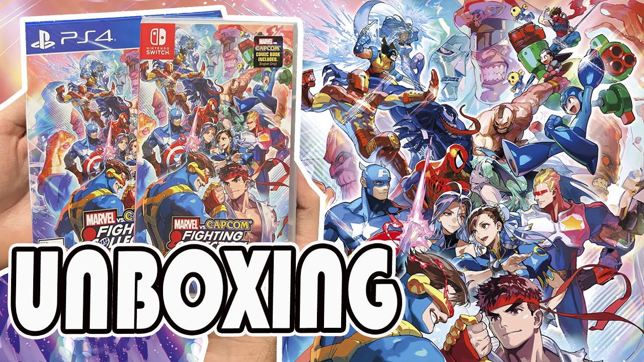 Распаковка MARVEL vs. CAPCOM Fighting Collection: Arcade Classics (PS4/Switch)