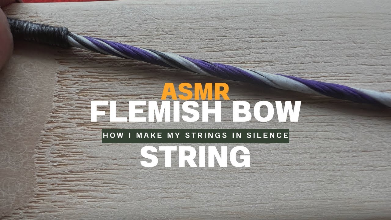 Flemish twist Bow String in silence