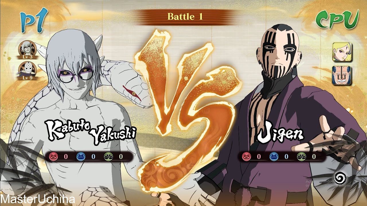 KABUTO AND TOBI FIGHT JIGEN DELTA AND BORO