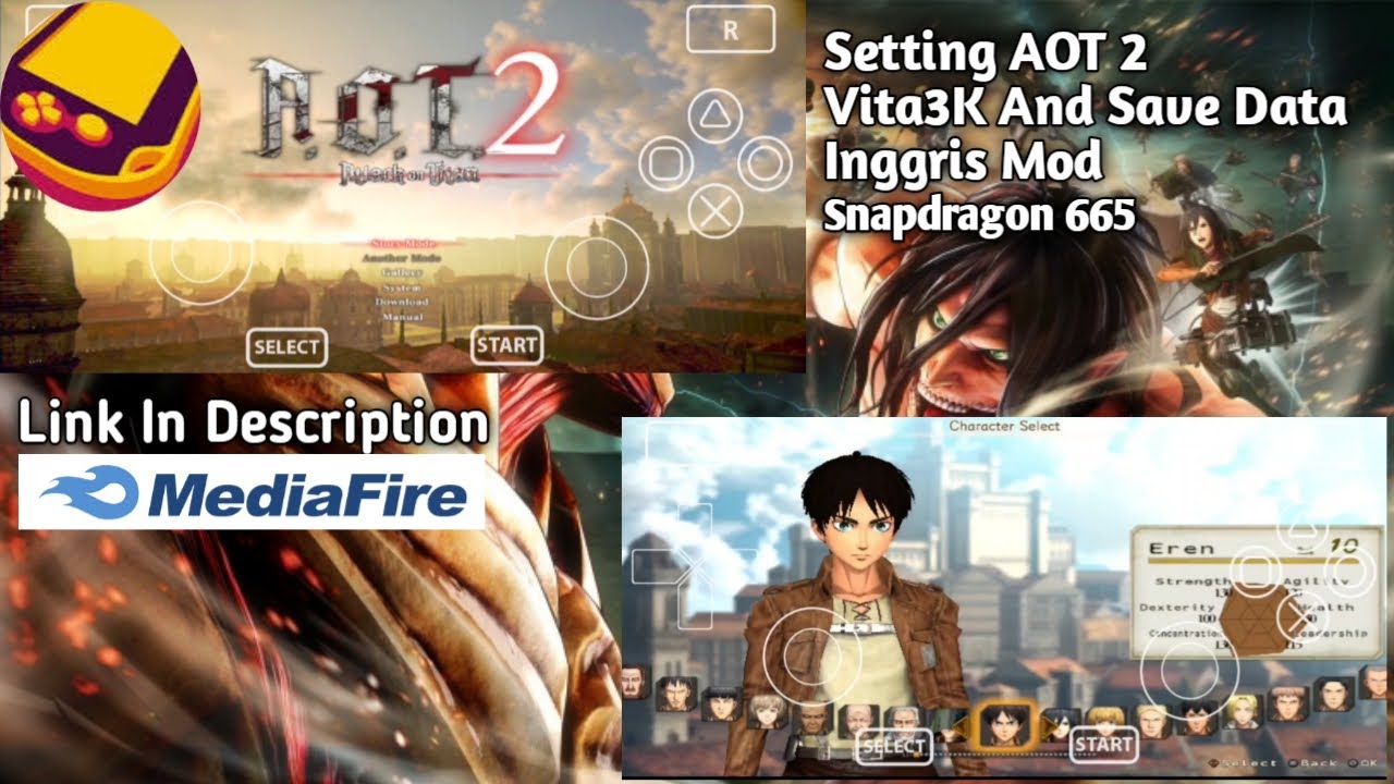 Setting AOT 2 Vita3k Android And Save Data