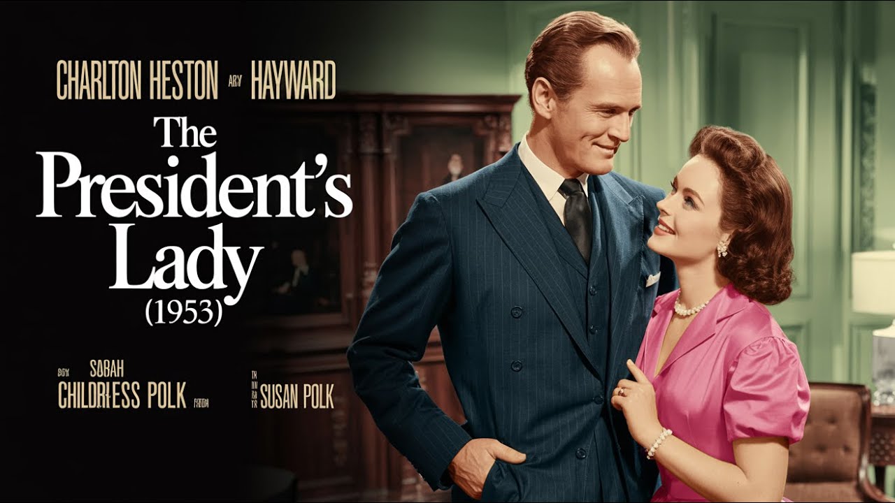 The President's Lady (1953) Classic Film, Charlton Heston & Susan Hayward | Full Movie HD