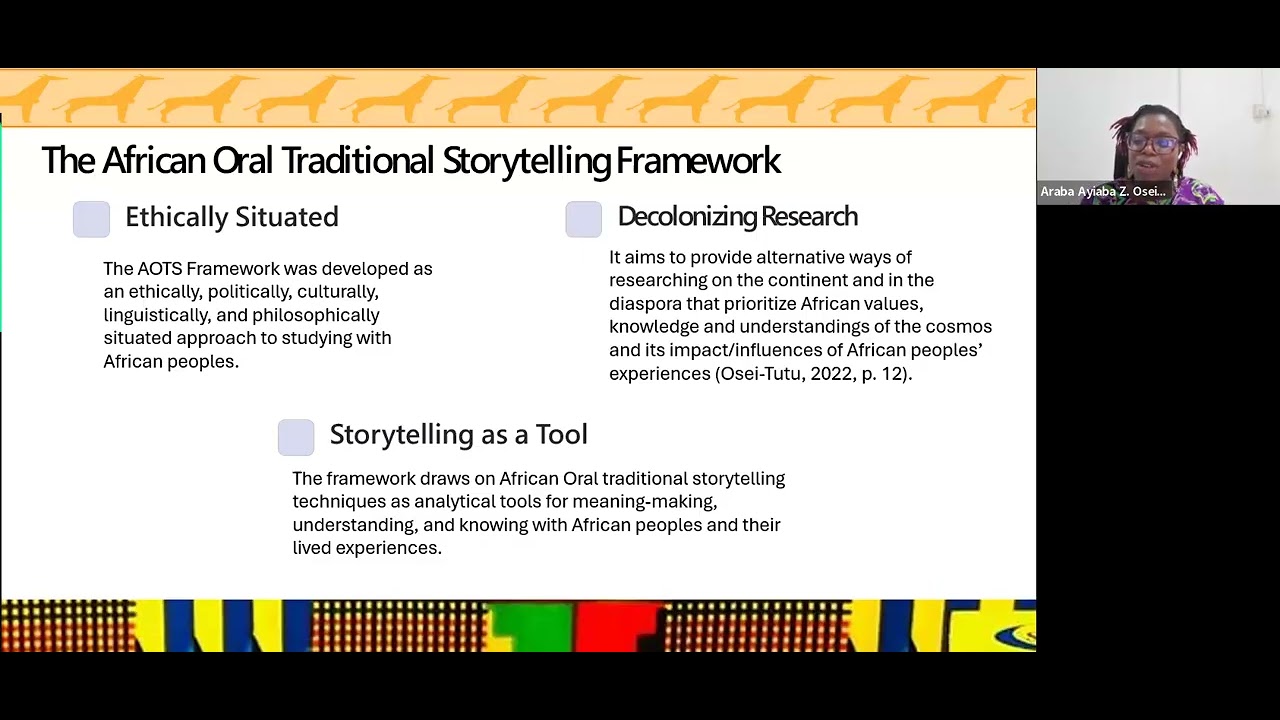 Session 022 Fireside Chat Approach to Story Gathering in the AOTS Framework