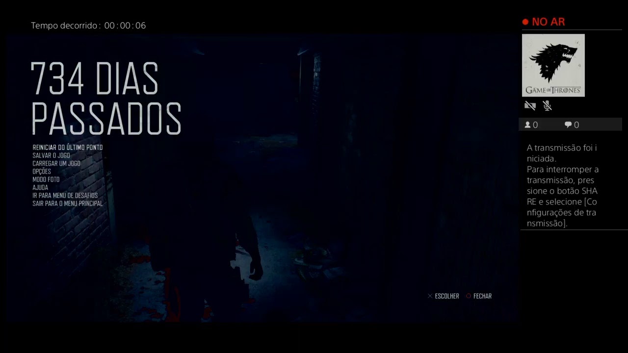 Transmiss&atilde;o ao vivo do PS4 de NenehVidaLong Days Gone