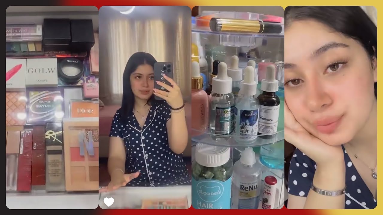 سنابات قمر الطائي - جمال تسريحة الميكب تبعها🤩🔥