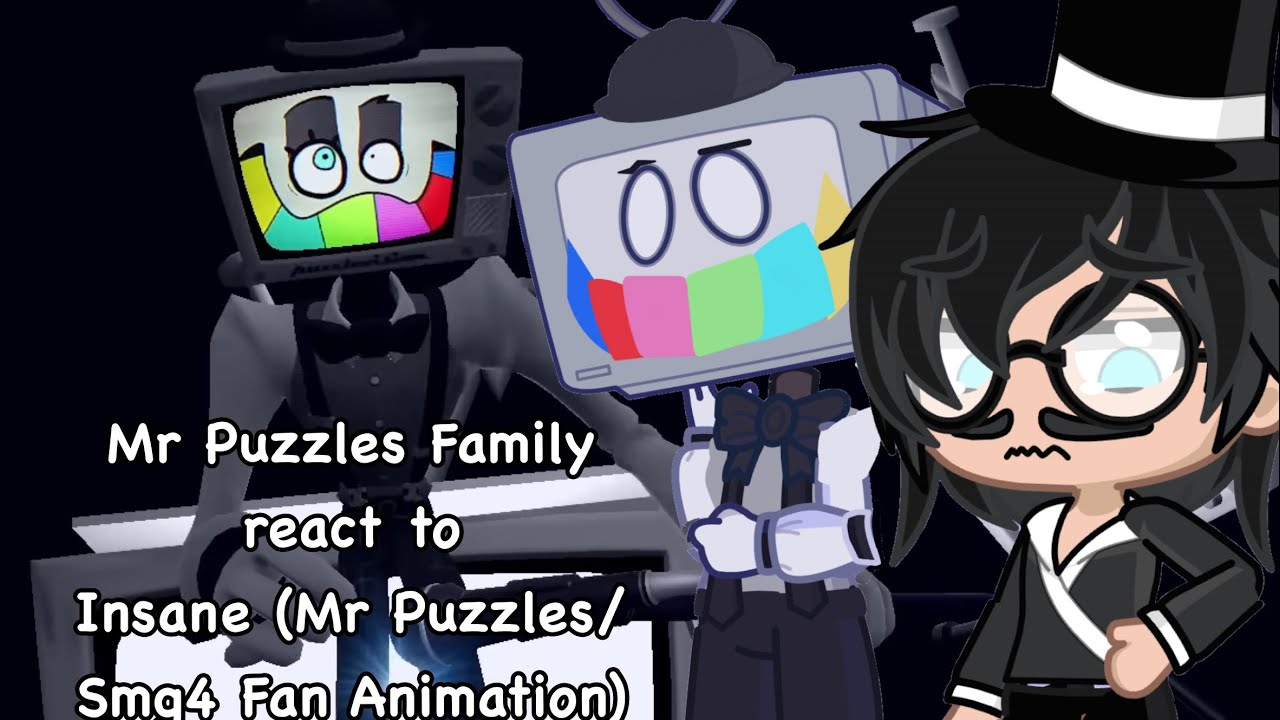 Mr Puzzles Family react to Mr Puzzles Insane fan animation/ Puzzle Pieces