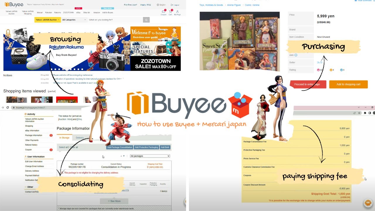 ☆ how to use buyee + mercari japan to buy anime figures: a step by step tutorial ☆ | Philippines