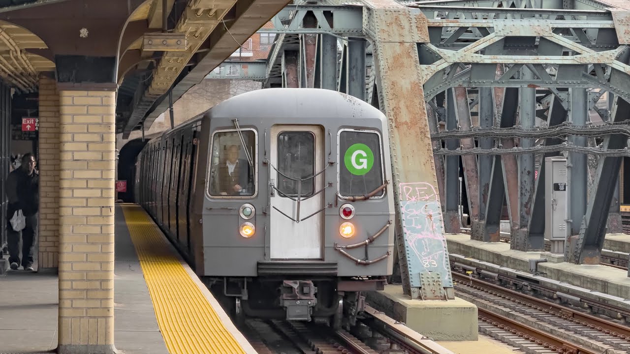 R68 & R68A G Train Action at 4 Av-9 St