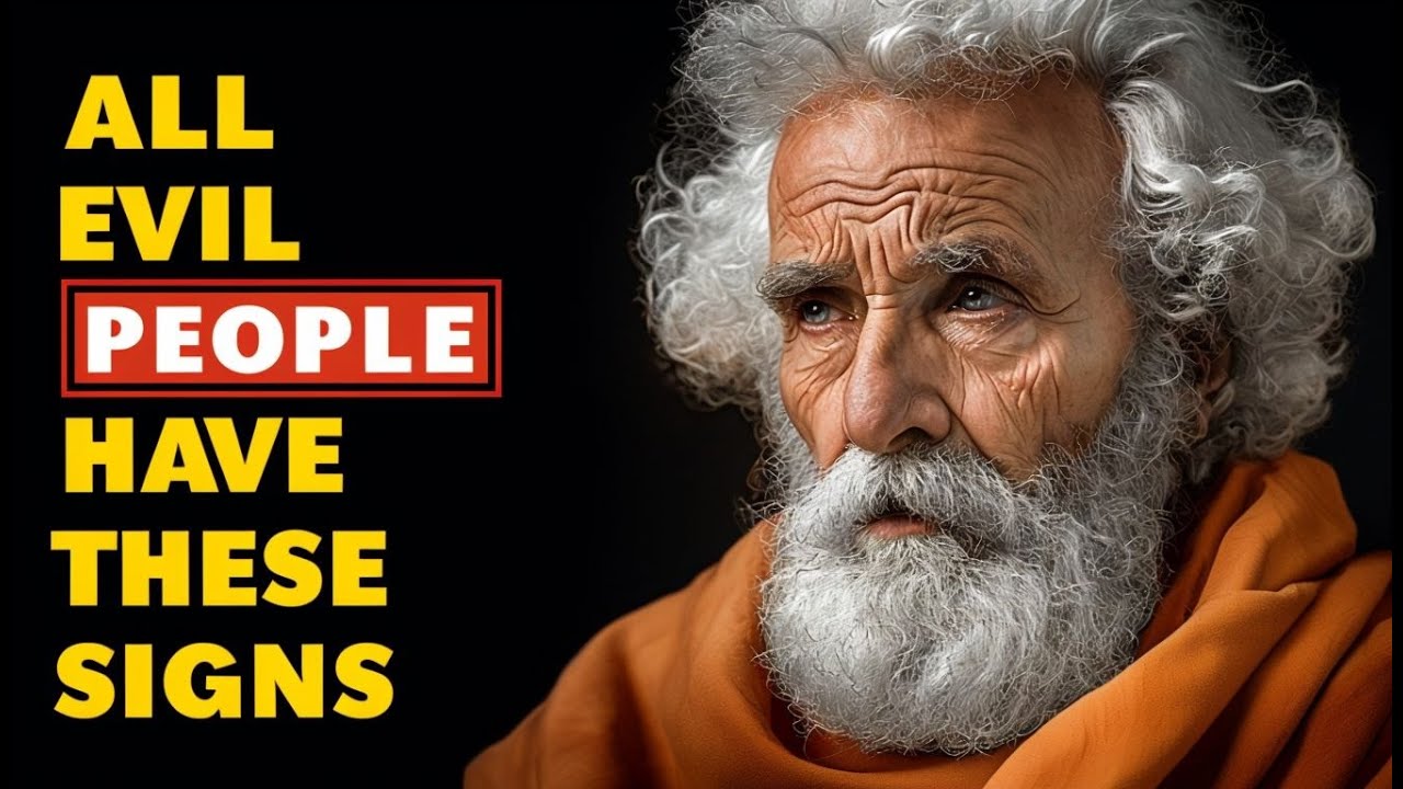 6 RED FLAGS That Reveal Someone Is EVIL (Stoic Philosophy EXPLAINS)