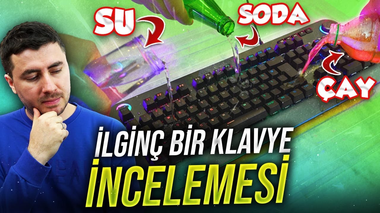 İLGİN&Ccedil; BİR KLAVYE İNCELEMESİ (SU - SODA - &Ccedil;AY - PARKE 🤤)