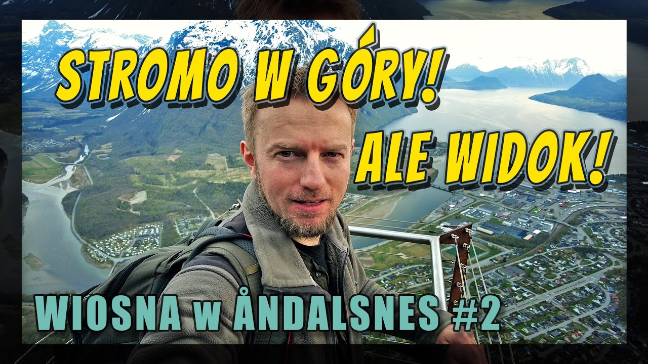 Andalsnes #2 - Szlak Romsdalstrappa i platforma Rampestreken - Fotografia, Norwegia