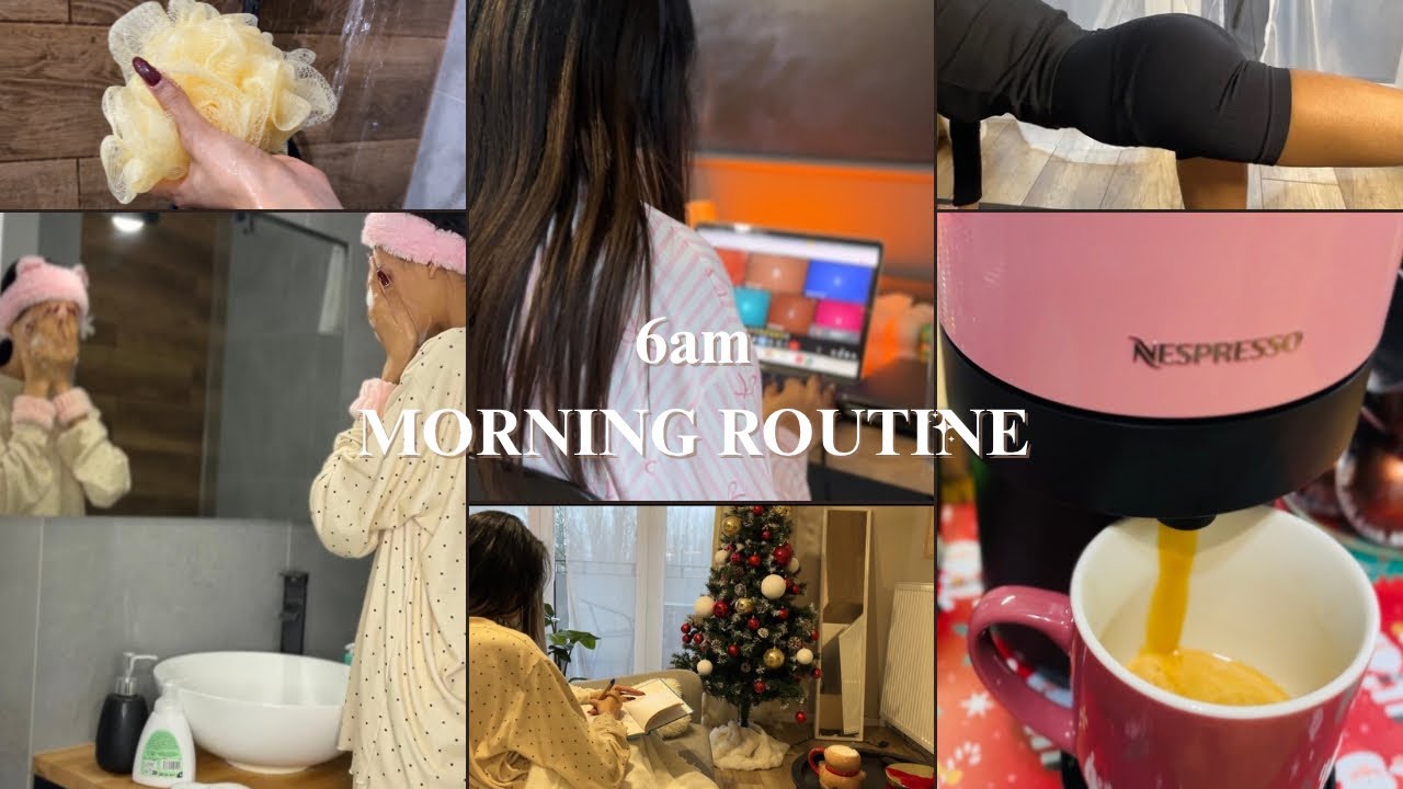 6 A.M. ☕⏰ Morning Routine, balancing Study, Work & slow morning, calm & quiet