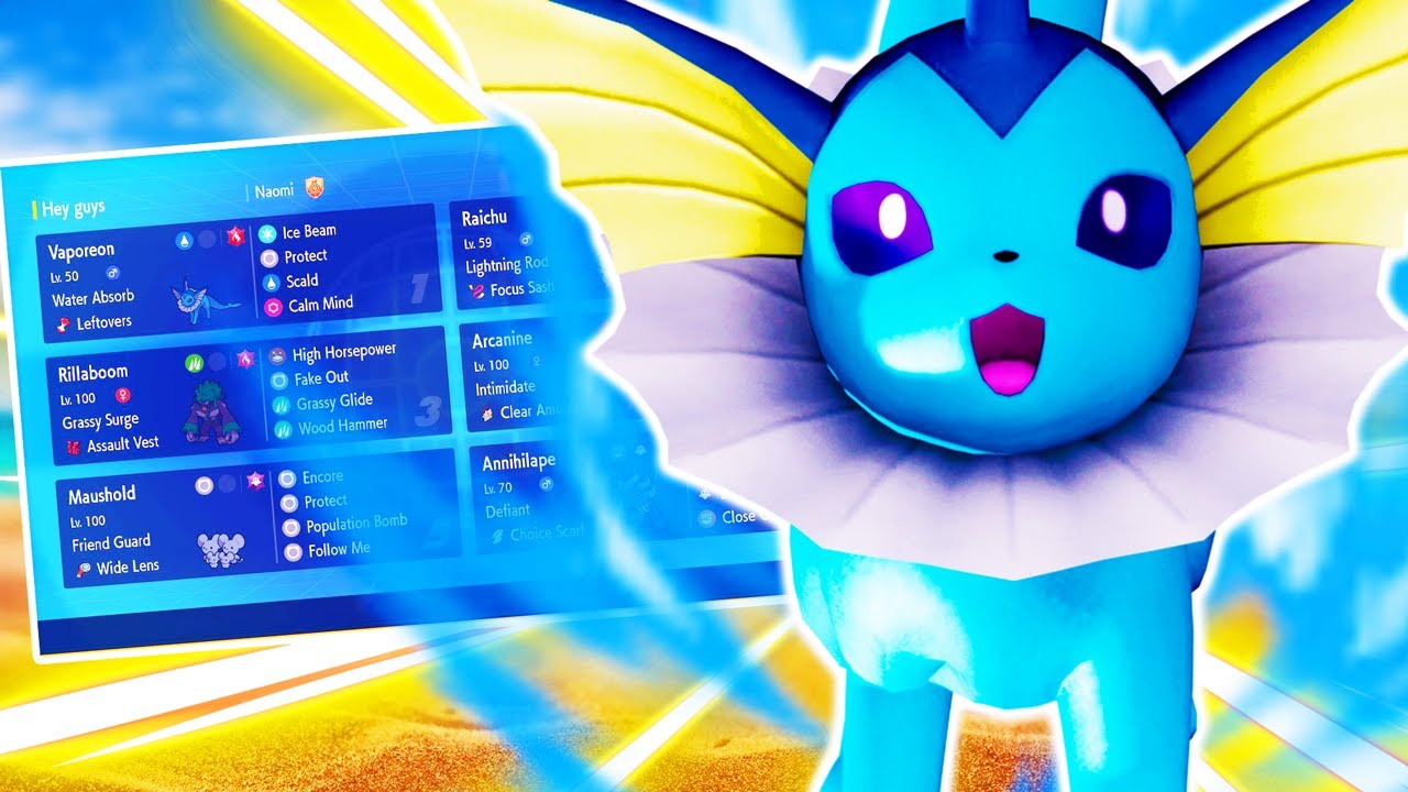 ЗНАЕТЕ ЛИ ВЫ, ЧТО ВАПОРЕОН — ЭТО ОТЛИЧНЫЙ ПОКЕМОН ВОДНОГО ТИПА в VGC 2025, положение H?