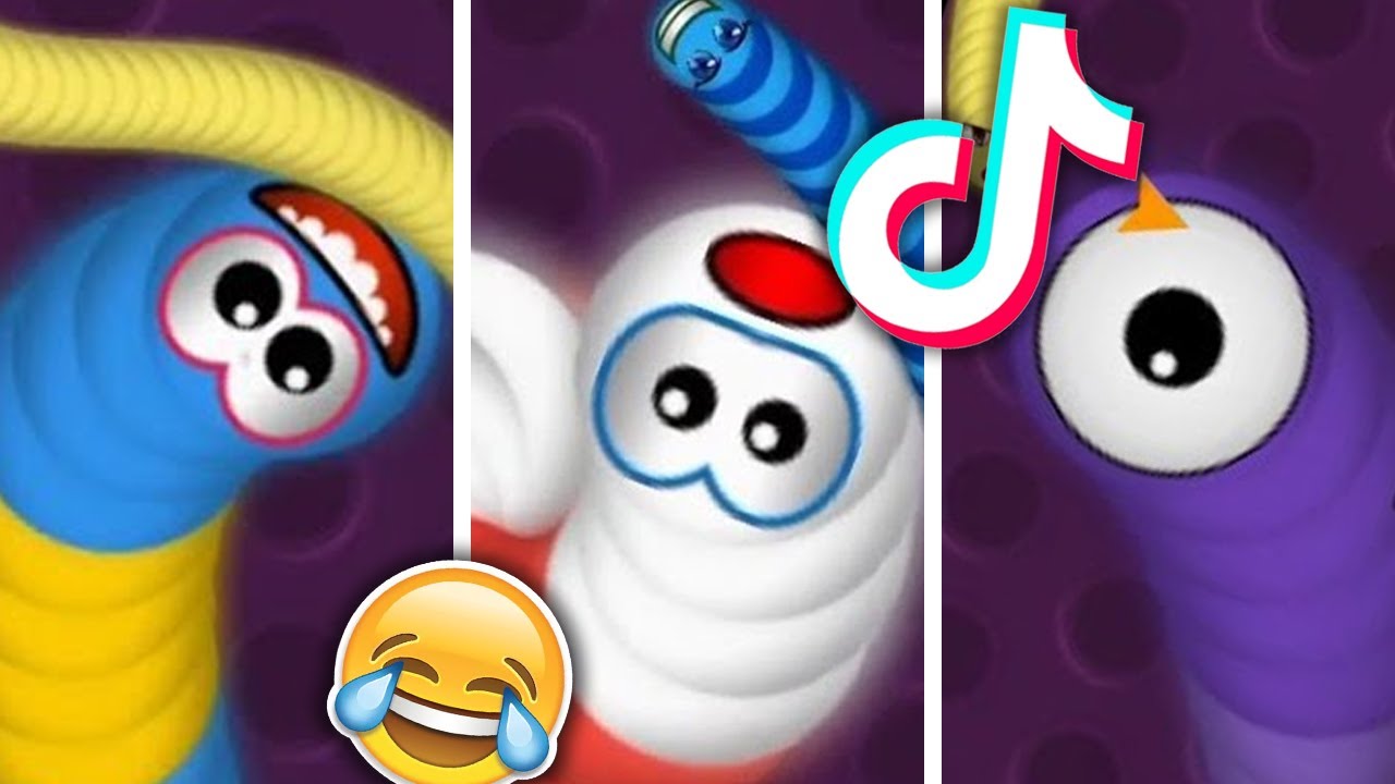 Kumpulan TikTok Cacing WormsZone.io Viral Video Terbaru (Worms Zone io Zona Cacing Tiktok) #1 🐍🍒