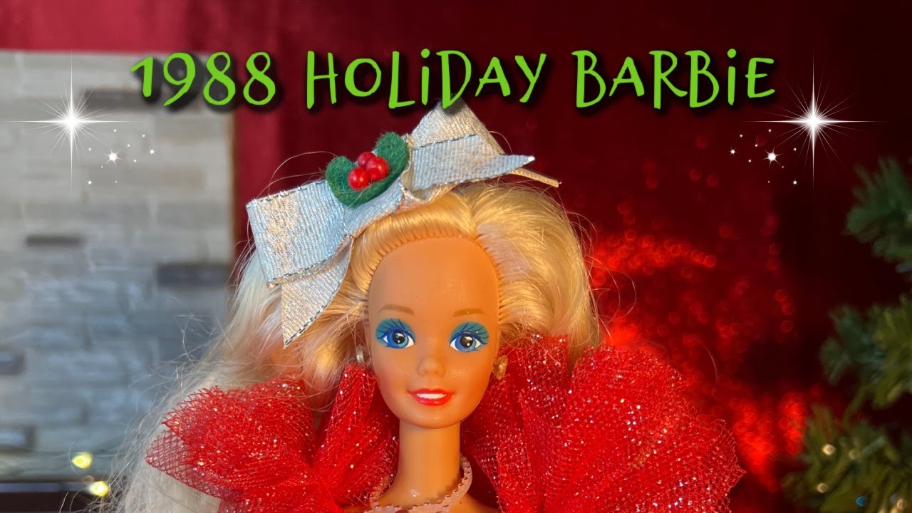 1988 Happy Holiday Barbie - Happy Dolliday Countdown to Christmas and my 20 favorite ones!