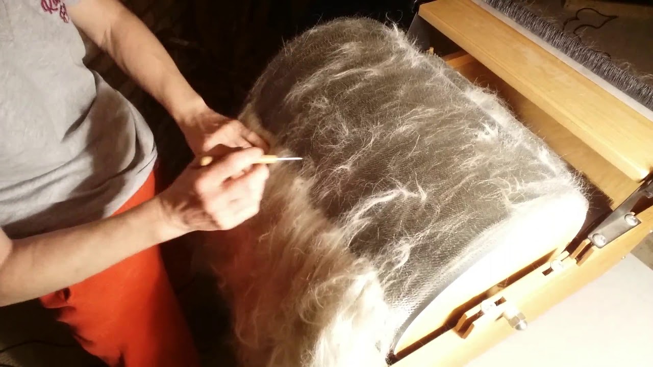 How To Felt Alpaca Fiber | Wet Felting A Hat  (Part 1)