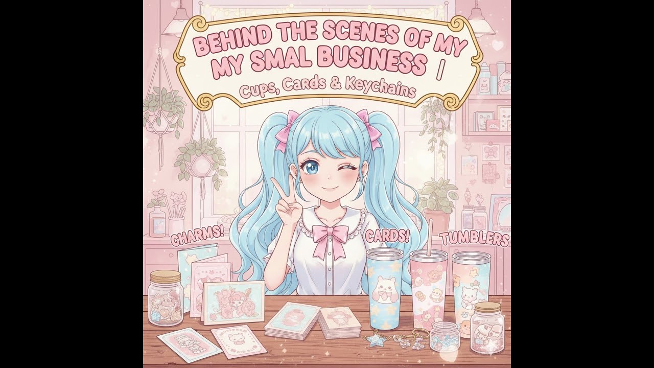 Behind the Scenes of My Small Business | Cups, Cards & Keychains