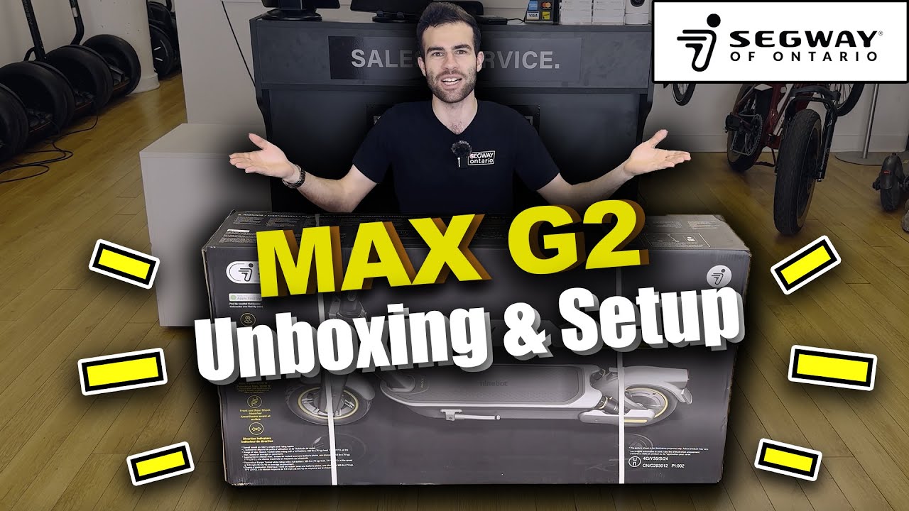 Segway-Ninebot MAX G2 Electric Scooter Unboxing & Setup Guide 🛴⚡