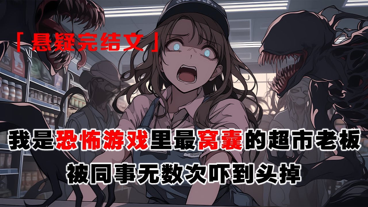 💢《最慫NPC？反手嚇瘋全遊戯》：被家暴男打死後，我成了恐怖遊戲裏最窩囊的超市老闆。在實習期的三天裏，我沒嚇到一個玩家，還被同事⽆數次嚇到頭掉。