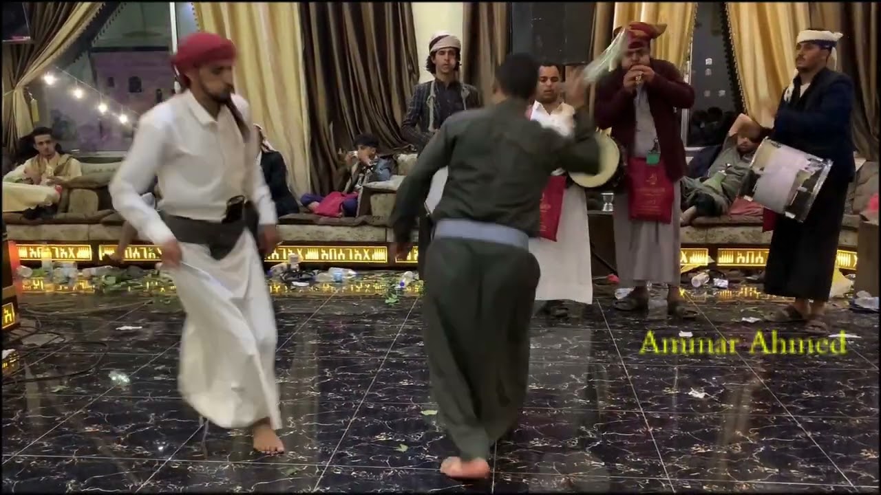 فارس مزيق وأقوى رقص مزمار خباني  أفراح آل البهال 4