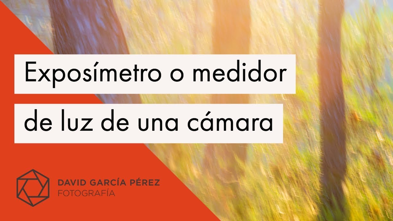 Exposímetro o medidor de luz de una cámara