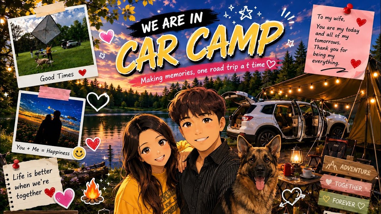 Our First Car Camping Adventure 🚙🏕️ | Making Memories Together ❤️