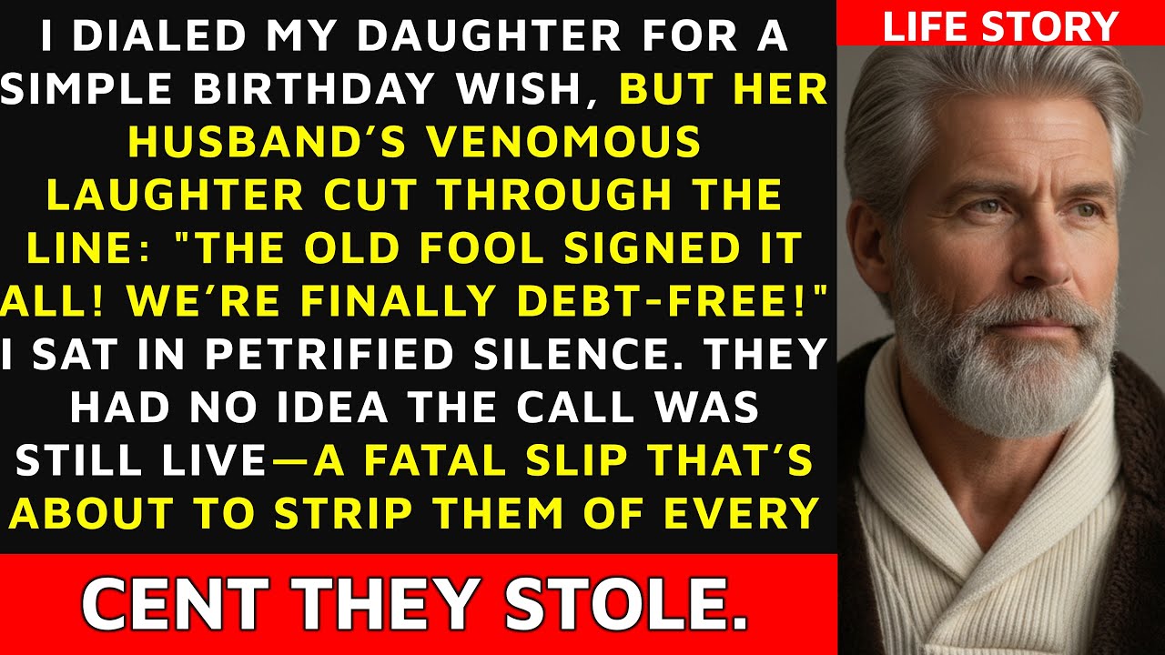Just Before Disconnecting, I Caught My Daughter And Her Husband Gloating: ‘The Old Fool Just Signed