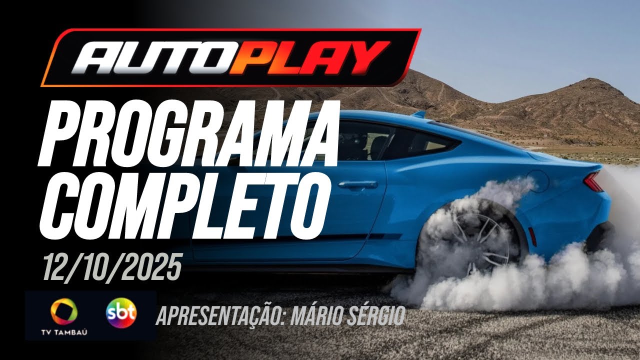 AUTO PLAY - Programa Completo - 12/10/2025 - TV Tamba&uacute;/SBT | PGM N&ordm; 420 - BYD, Creta, HR-V e Mustang