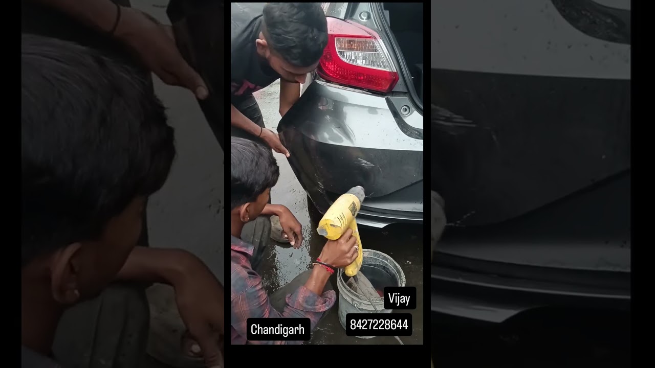 TATA Tiago | bumper repair dry dent!