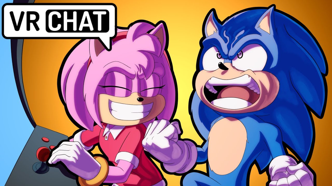 An Arcade Date! Movie Sonic and Amy Date in VRChat!