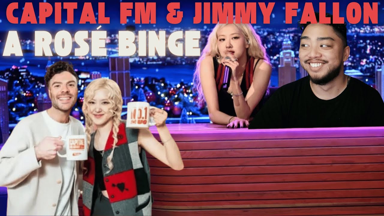 THIS WAS A DELIGHT! | NEW FAN Reaction to 'Capital FM & Fallon Interviews/Performance' with Rosé