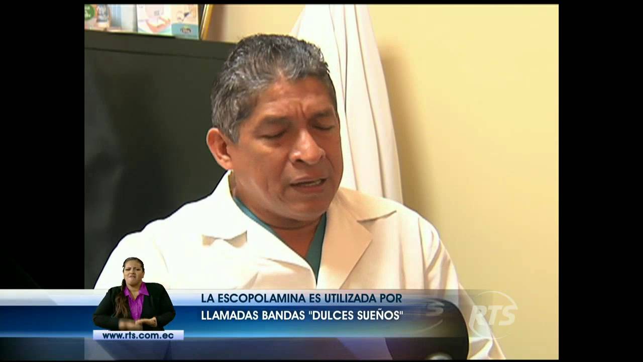 ¿Cuáles son los efectos de la escopolamina en el organismo?