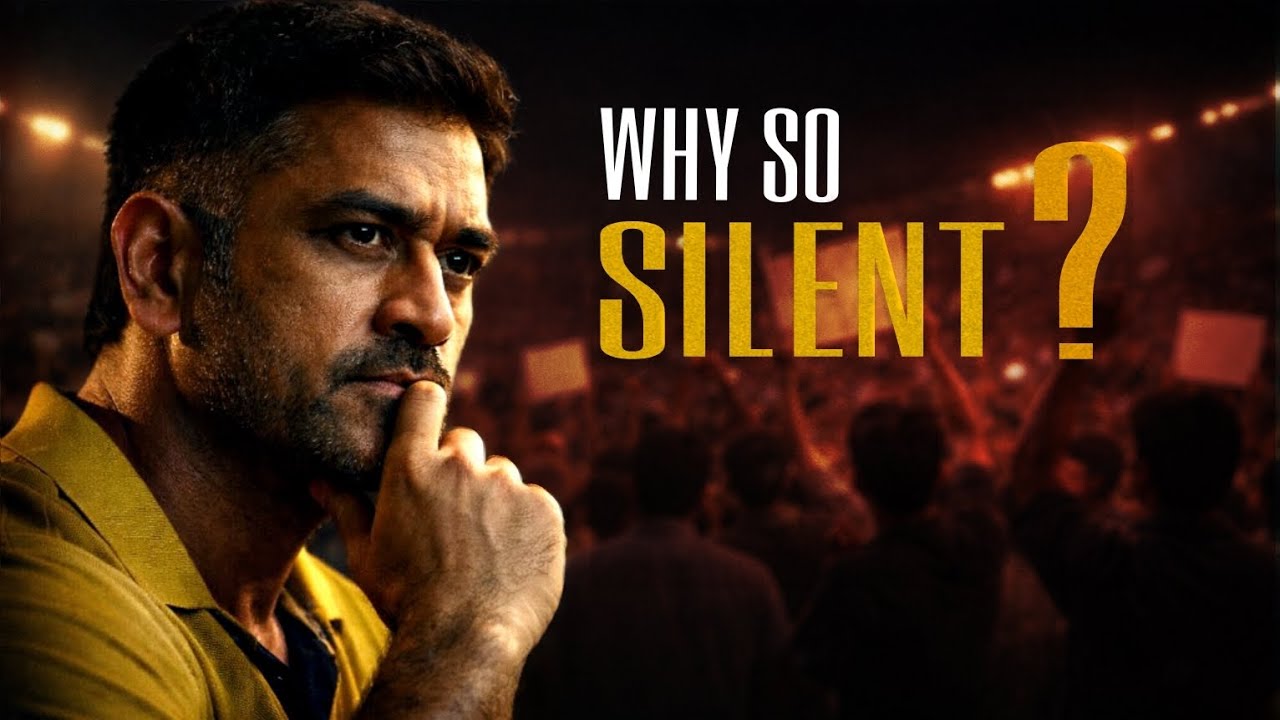 Why MS Dhoni Stays Silent ? | Power of Silence || Super cricket 4u 