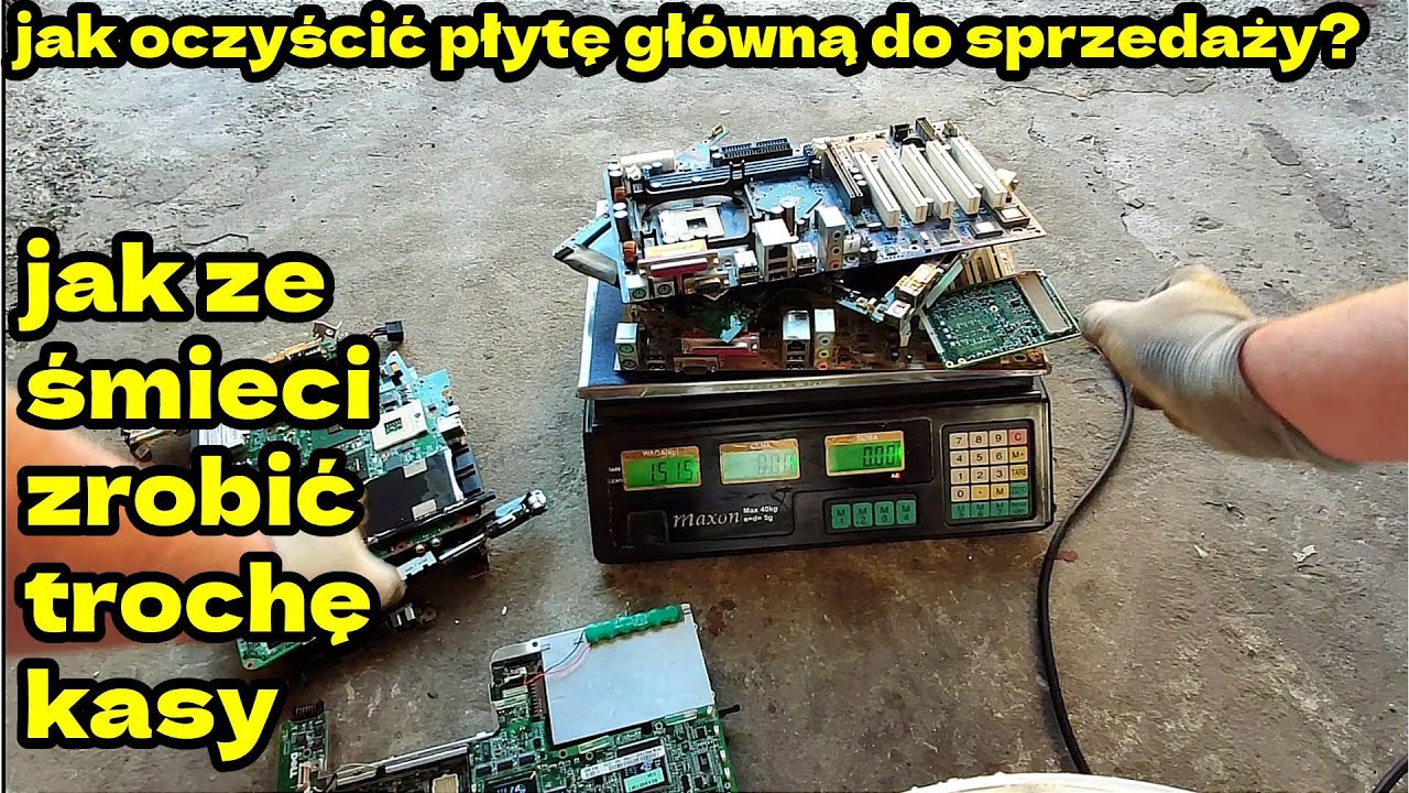 Jak zarobić na płytach gł&oacute;wnych z komputera i laptopa? Czyszczenie płyt gł&oacute;wnych do sprzedaży