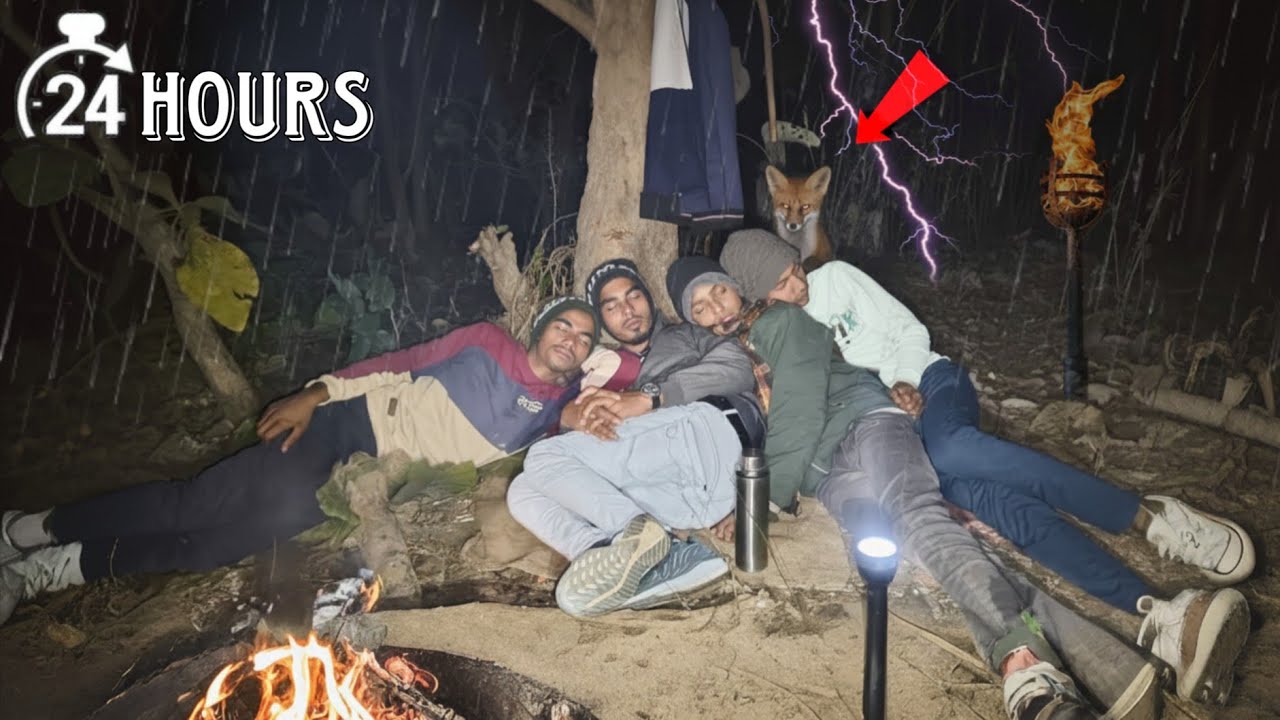 staying in haunted forest at night😯 भूतिया जंगल मे मरते हुए बच गए🙀