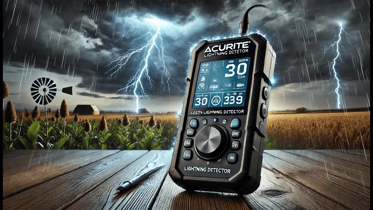 ⚡ AcuRite 02020 Portable Lightning Detector Black | Best Acurite Lightning Detector ⚡