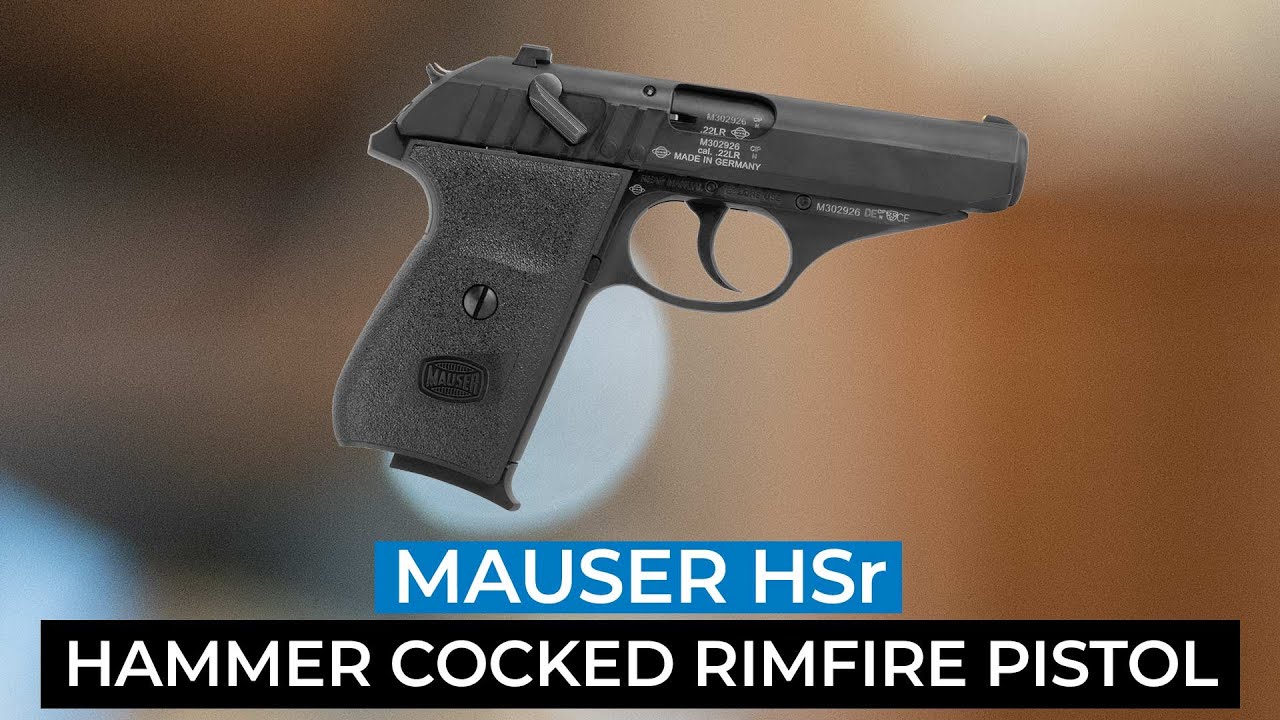 New Mauser HSr pistol - Rimfire pistol with firing pin safety and drop safety