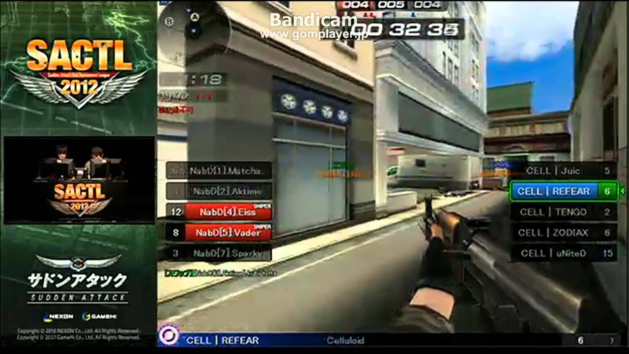 Sudden Attack SACTL 2012 決勝第１マップ　Nabd vs Celluloid CC