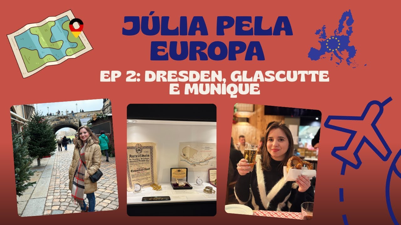 JÚLIA PELA EUROPA | EP. 2: DRESDEN, GLASCHUTTE E MUNIQUE 🇩🇪
