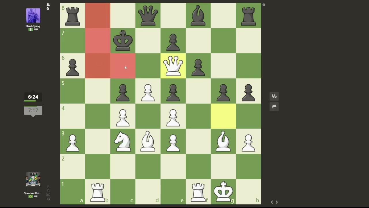 Gambito da Dama: Jogando com Calma e Simplesmente Desenvolvendo as Peças
