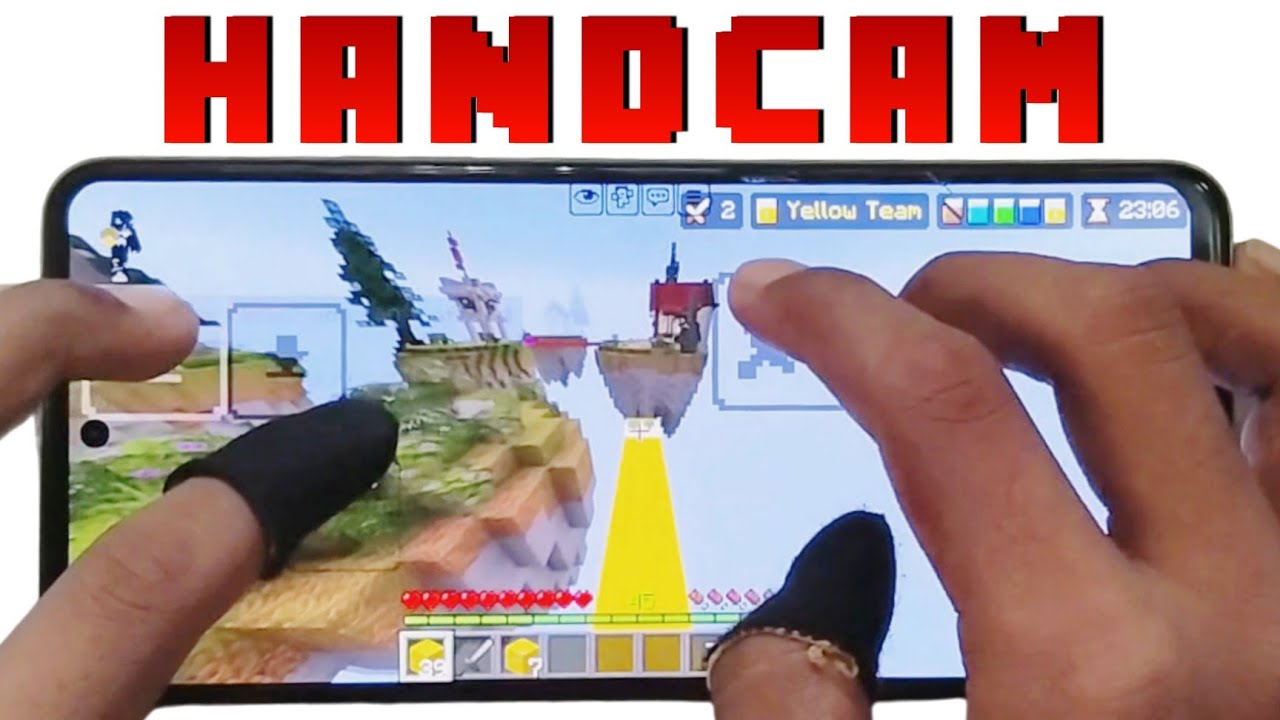 Bedwars Hive Gameplay Handcam | Alien Claw