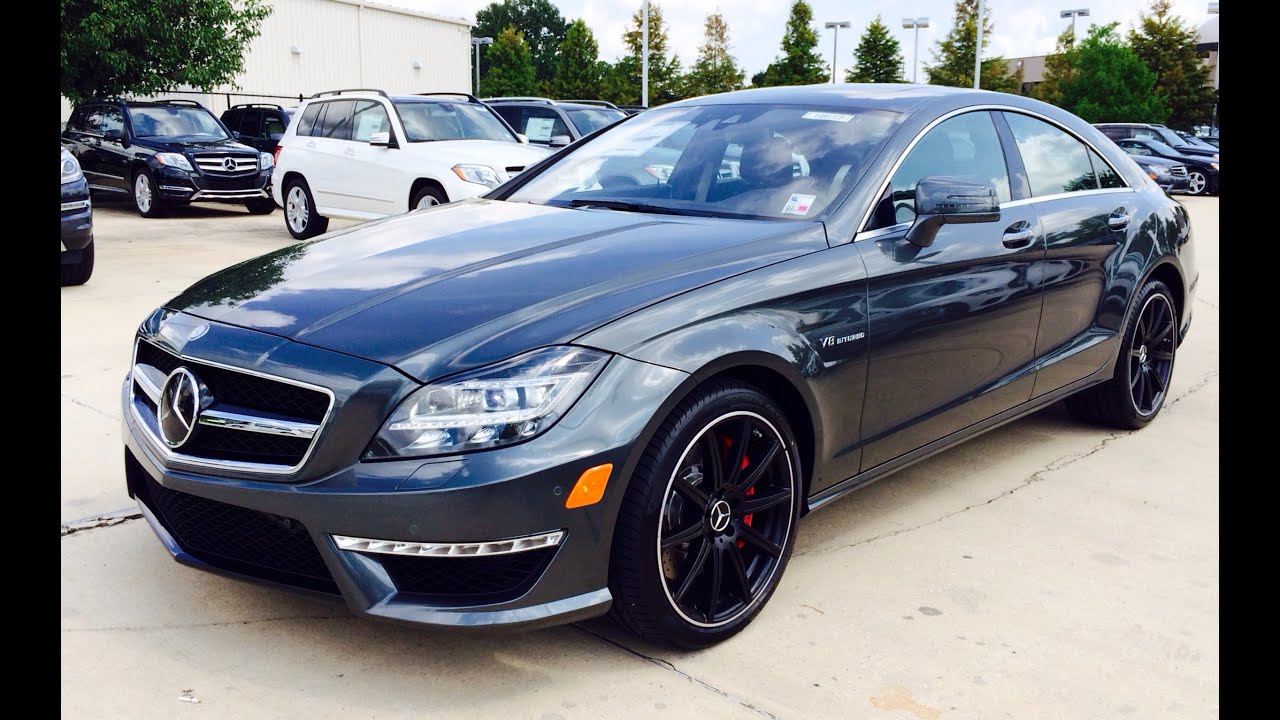 Выхлопная система Mercedes Benz CLS63 AMG S-Model 4Matic Coupe 2014 года / Запуск / Тест-драйв / ...