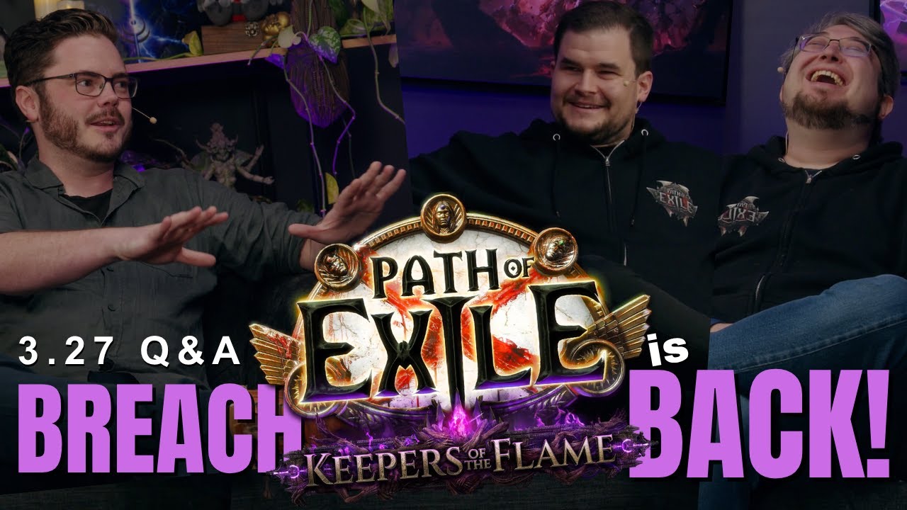 PATH of EXILE 1: KEEPERS of the FLAME Developer Q&A -- BREACH 2: the Brequel