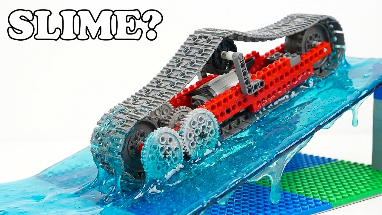 Epic Climb Challenge: LEGO Car vs Sticky Slime Slope | Smart Lego