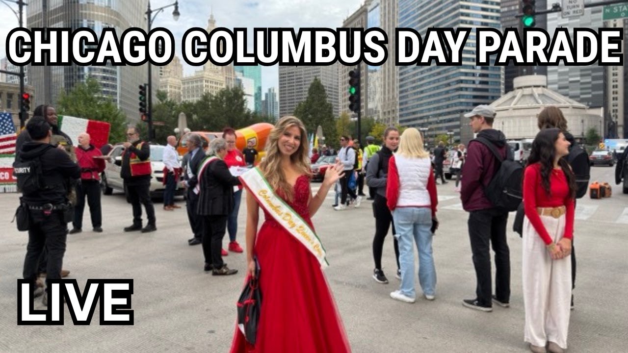 Chicago LIVE Annual Columbus Day Parade 2025  | October 13, 2025 | No talk