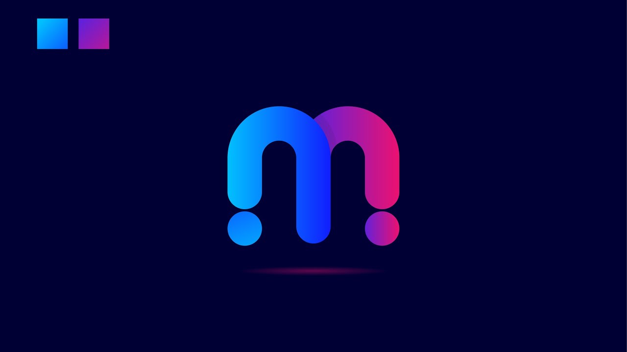 Modern M Letter Logo Design | Adobe Illustrator Tutorials | Graphic Hunters