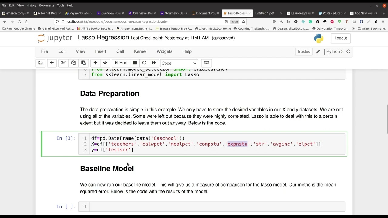 Lasso Regression with Python